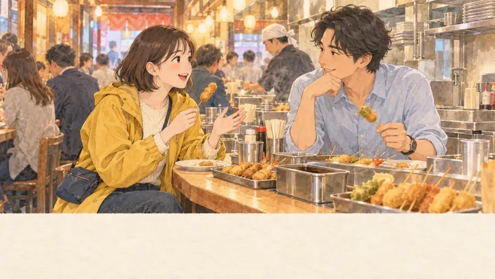 쿠시카츠 소스 사용법